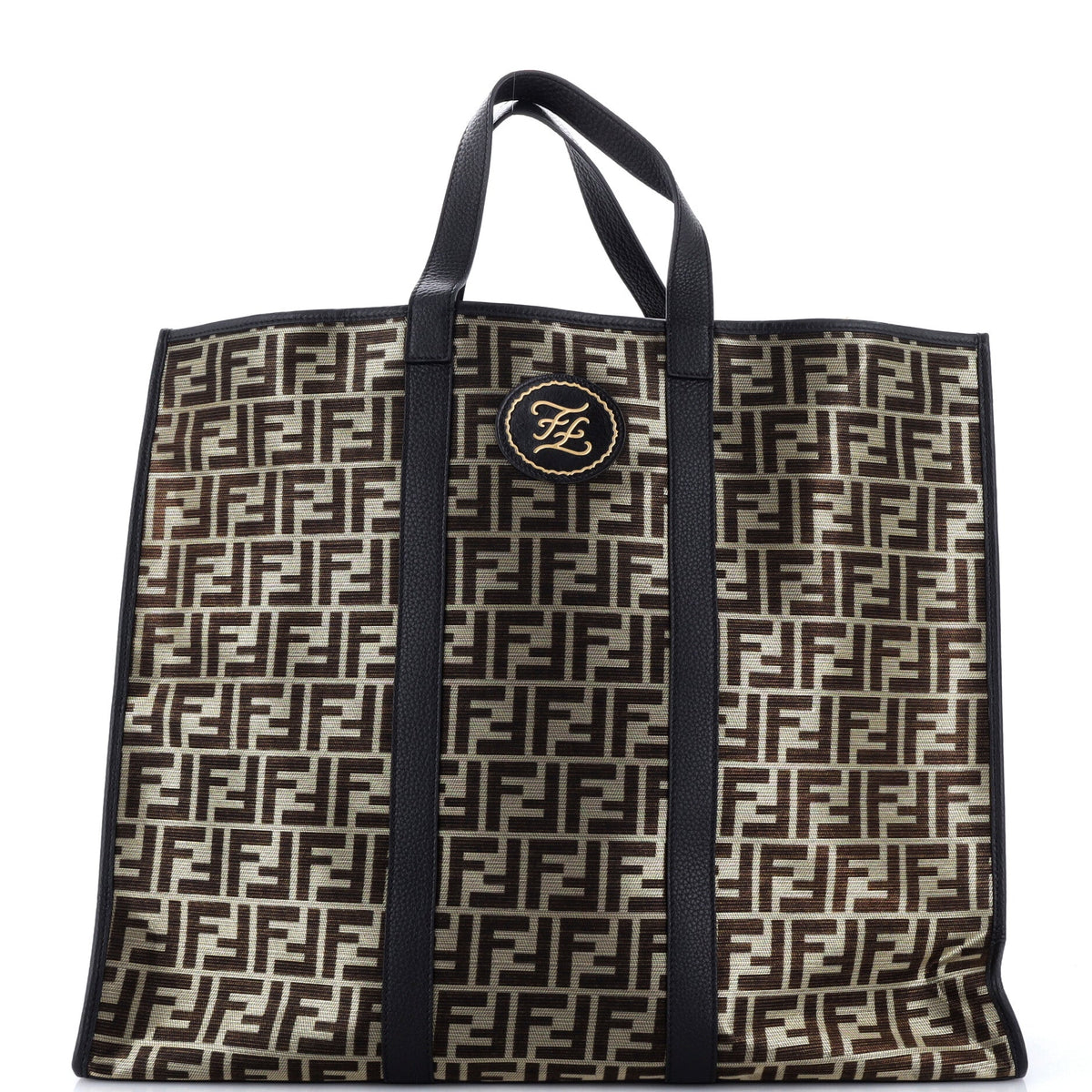 Karligraphy Tote Metallic Zucca Canvas Large