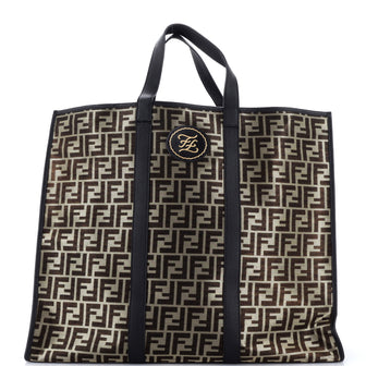 Karligraphy Tote Metallic Zucca Canvas Large