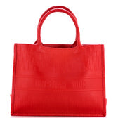 Book Tote Oblique Embossed Calfskin Medium