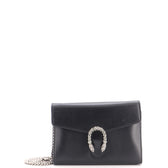 Dionysus Chain Wallet Leather with Embellished Detail Small