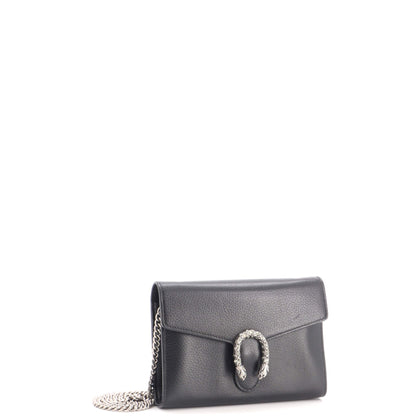Dionysus Chain Wallet Leather with Embellished Detail Small
