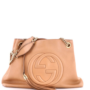 Soho Chain Strap Shoulder Bag Leather Medium