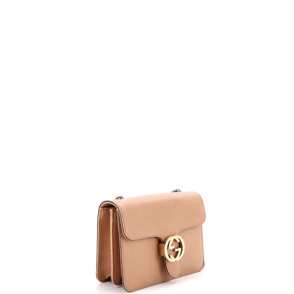 Interlocking Shoulder Bag Leather Small
