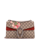 Dionysus Bag Blooms Print GG Coated Canvas Small
