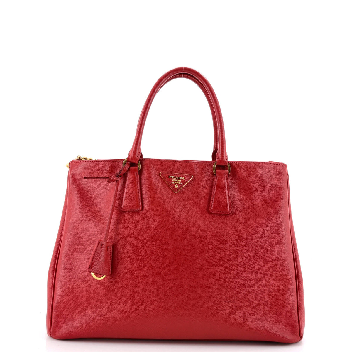 Double Zip Lux Tote Saffiano Leather XL