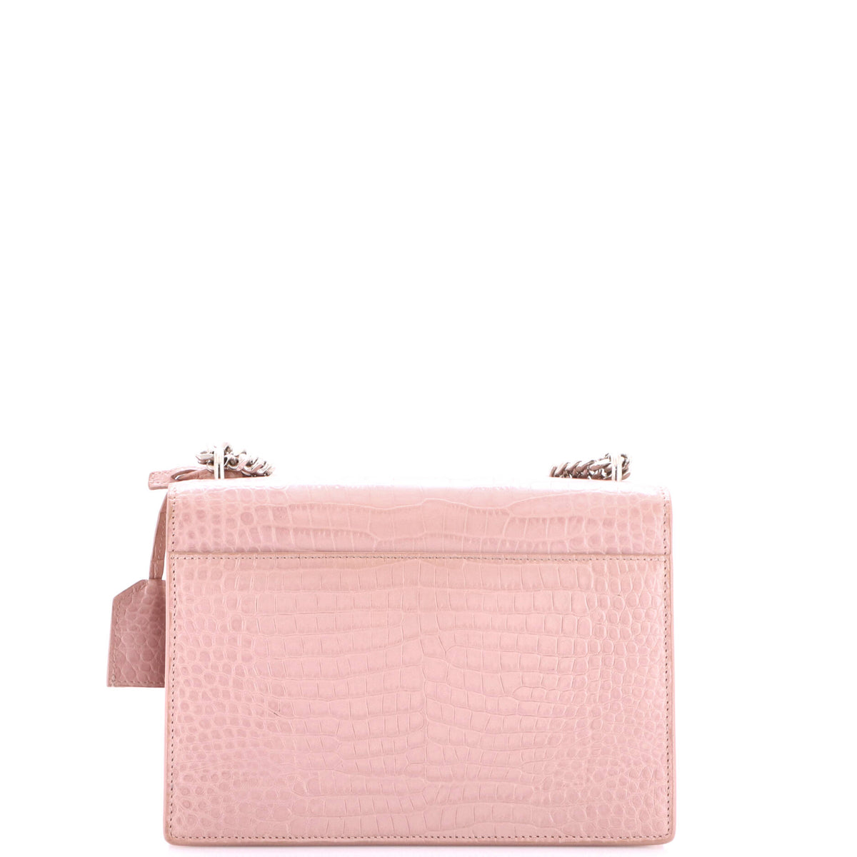 Sunset Crossbody Bag Crocodile Embossed Leather Medium