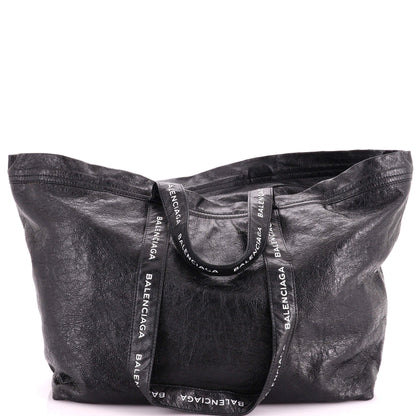 Carry Shopper Tote Leather Medium
