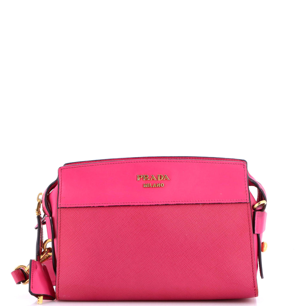 Esplanade Crossbody Bag Saffiano with City Calf Small