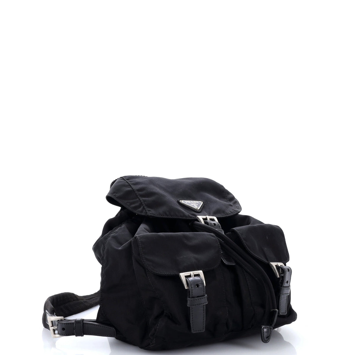Double Front Pocket Backpack Tessuto Small