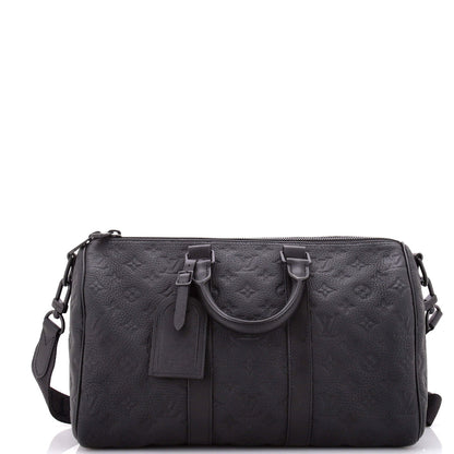 Keepall Bandouliere Bag Monogram Taurillon Leather 35