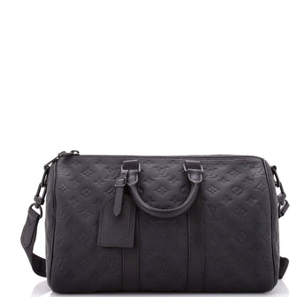 Keepall Bandouliere Bag Monogram Taurillon Leather 35