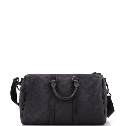 Keepall Bandouliere Bag Monogram Taurillon Leather 35