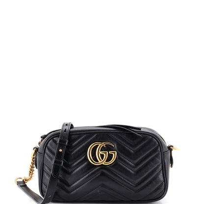 GG Marmont Shoulder Bag Matelasse Leather Small