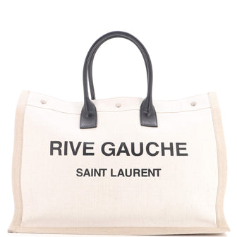 Rive Gauche Shopper Tote Canvas Large
