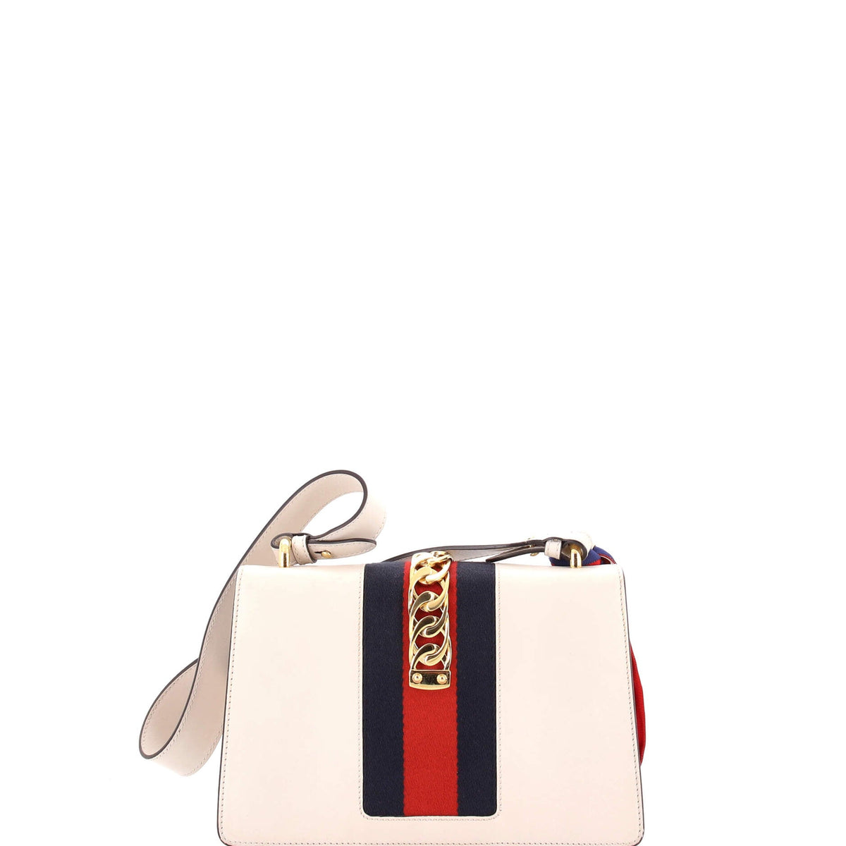 Sylvie Shoulder Bag Embroidered Leather Small