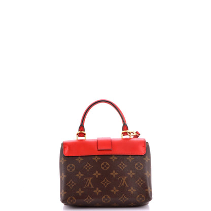 Locky Handbag Monogram Canvas with Leather BB
