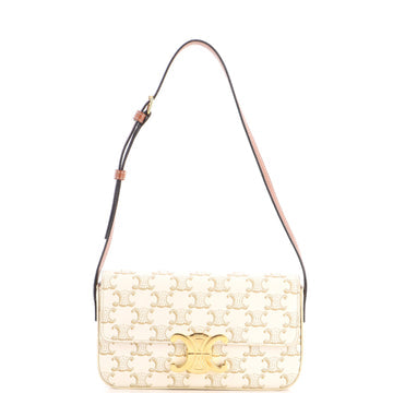 Triomphe East-West Shoulder Bag Triomphe Coated Canvas