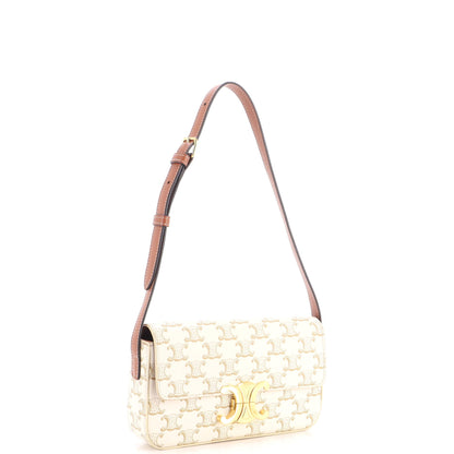 Triomphe East-West Shoulder Bag Triomphe Coated Canvas