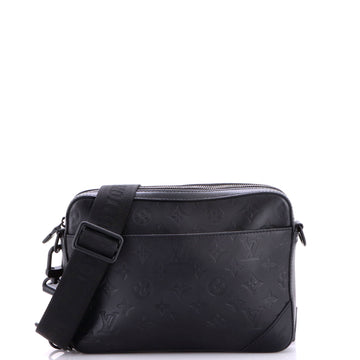 Duo Messenger Bag Monogram Shadow Leather