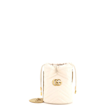 GG Marmont Bucket Bag Matelasse Leather Mini