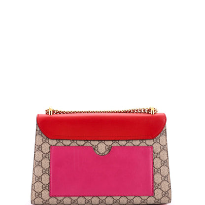 Padlock Shoulder Bag GG Coated Canvas and Leather Medium