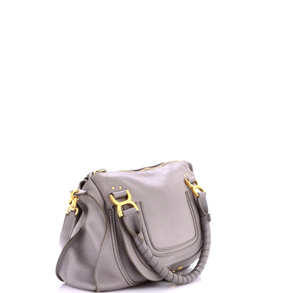 Marcie Satchel Leather Medium