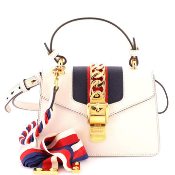 Sylvie Top Handle Bag Leather Mini
