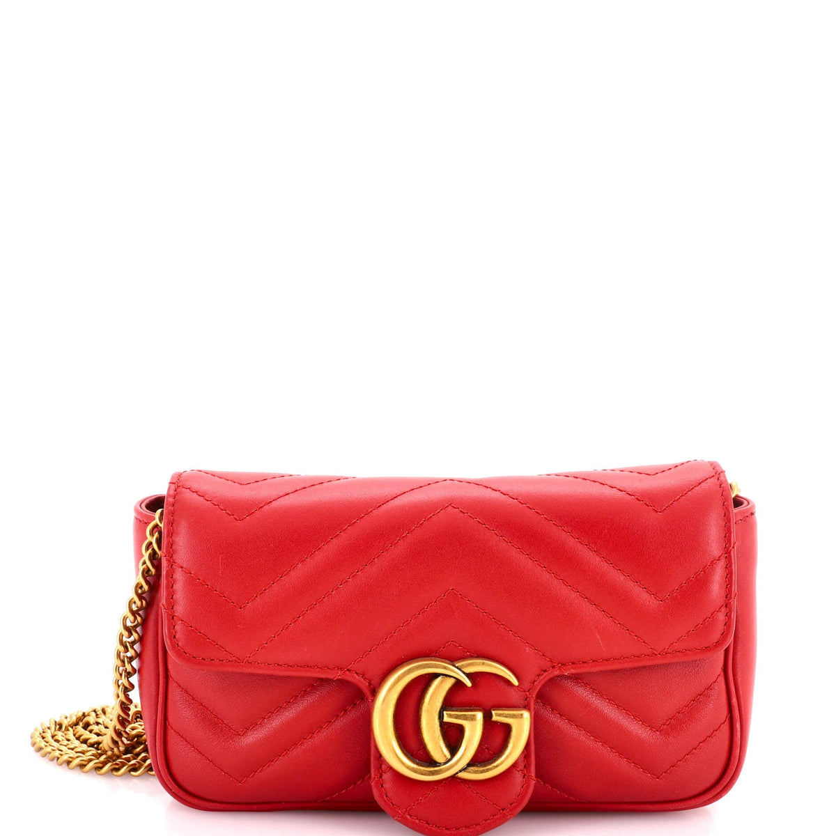GG Marmont Flap Bag Matelasse Leather Super Mini