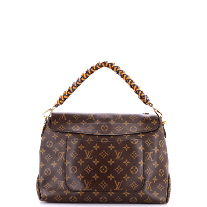 Braided Handle Beaubourg Handbag Monogram Canvas MM