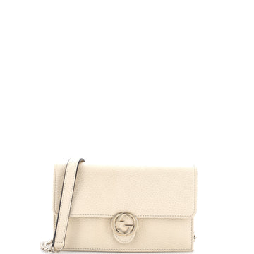 Interlocking Wallet on Chain Leather