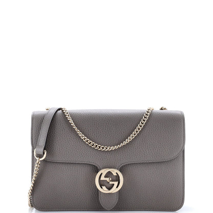 Interlocking Shoulder Bag Leather Medium