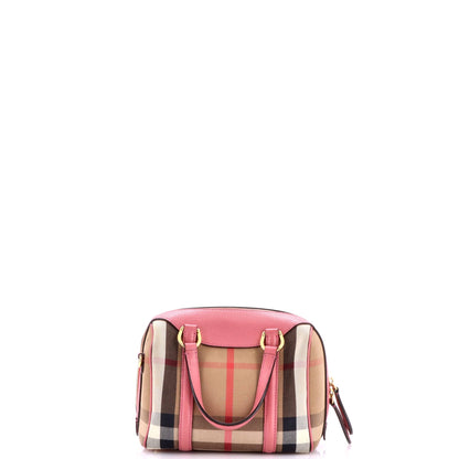 Alchester Convertible Satchel House Check Canvas Small