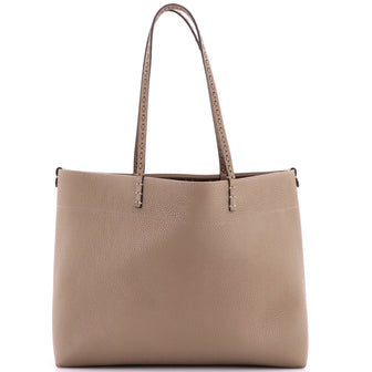 Selleria Roll Shopping Tote Leather Large