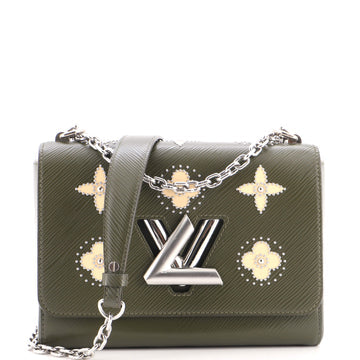 Twist Handbag Limited Edition Flower Embellished Epi Leather MM
