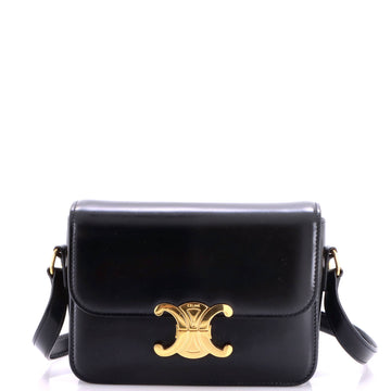 Triomphe Shoulder Bag Smooth Calfskin Teen