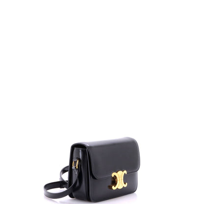 Triomphe Shoulder Bag Smooth Calfskin Teen