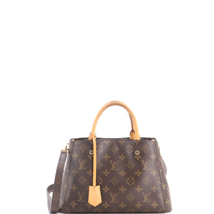 Montaigne Handbag Monogram Canvas BB