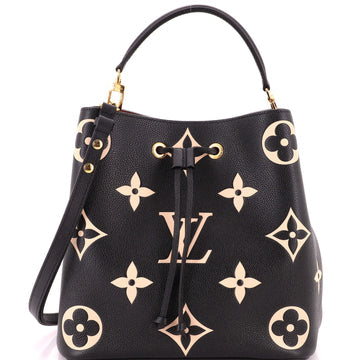 NeoNoe Handbag Bicolor Monogram Empreinte Giant MM