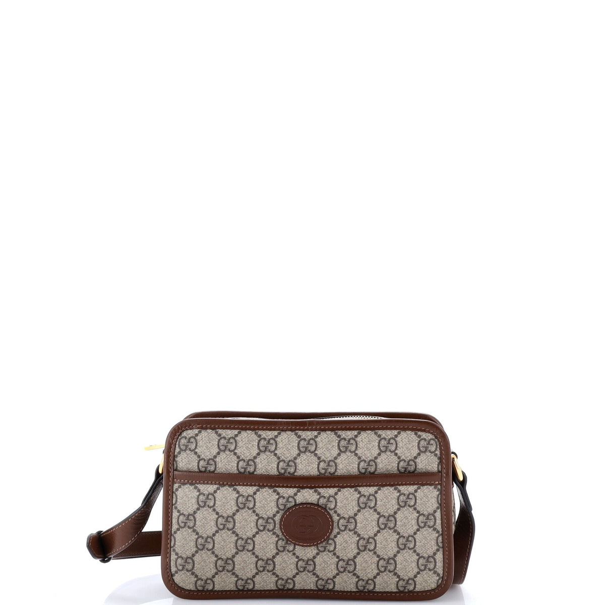 Interlocking G Patch Camera Bag GG Coated Canvas Mini