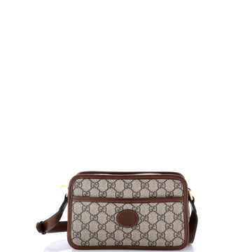 Interlocking G Patch Camera Bag GG Coated Canvas Mini
