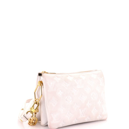 Coussin Bag Monogram Embossed Lambskin BB