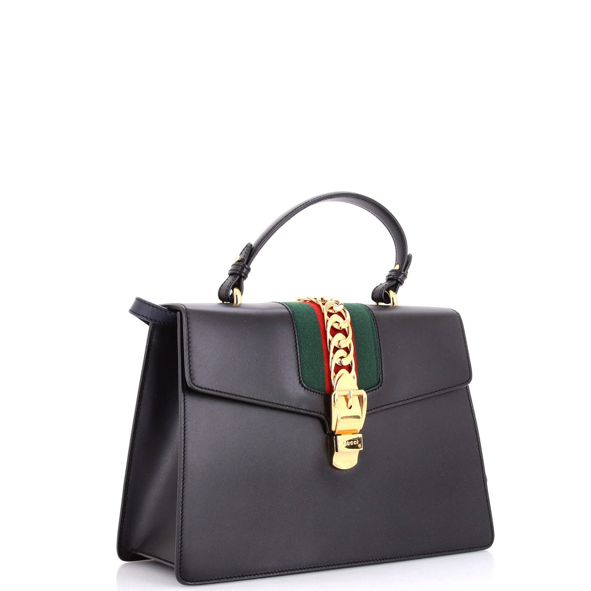 Sylvie Top Handle Bag Leather Medium