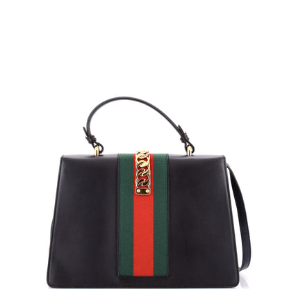 Sylvie Top Handle Bag Leather Medium