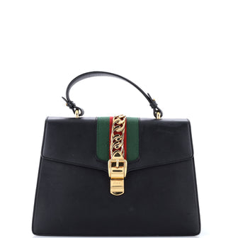 Sylvie Top Handle Bag Leather Medium
