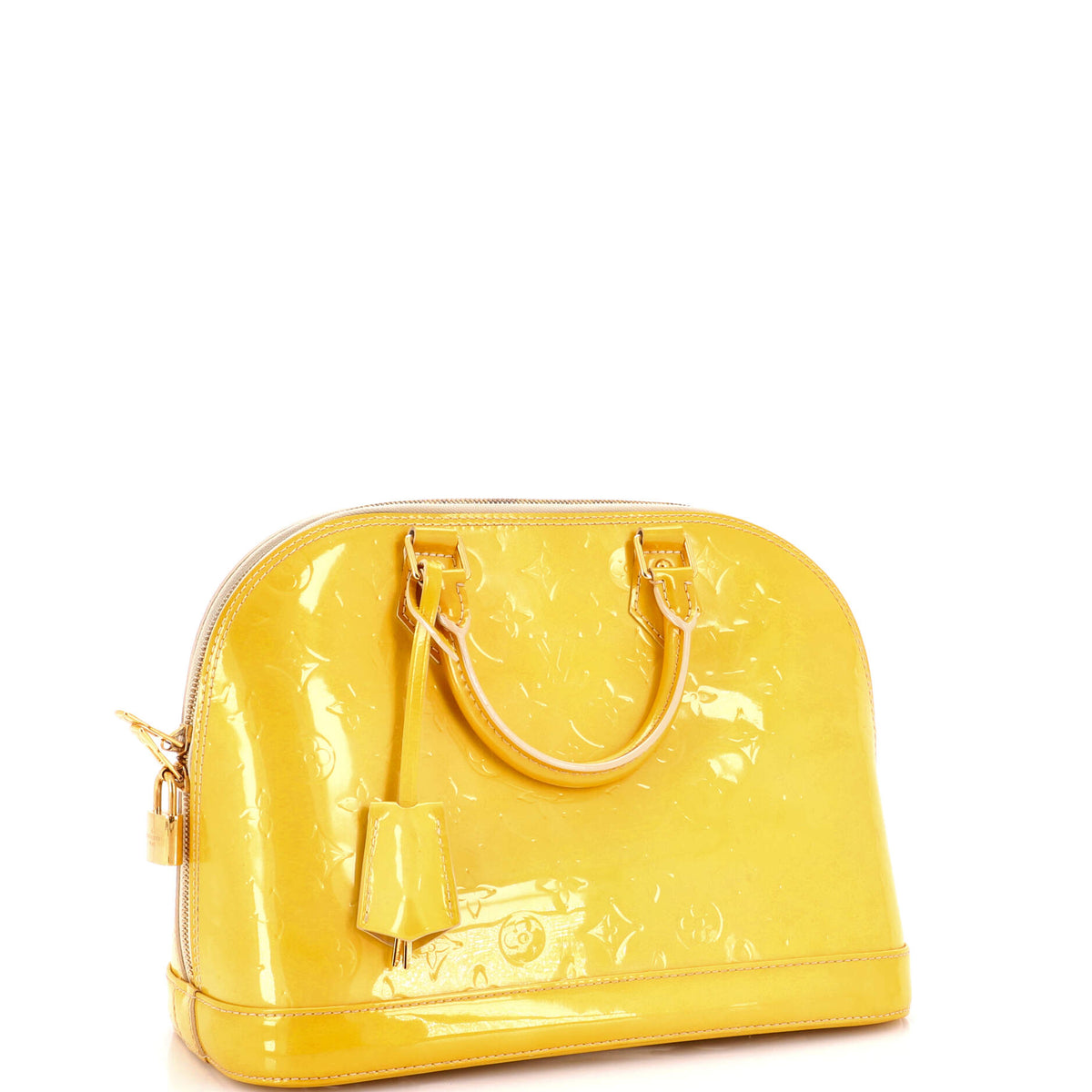 Alma Handbag Monogram Vernis PM