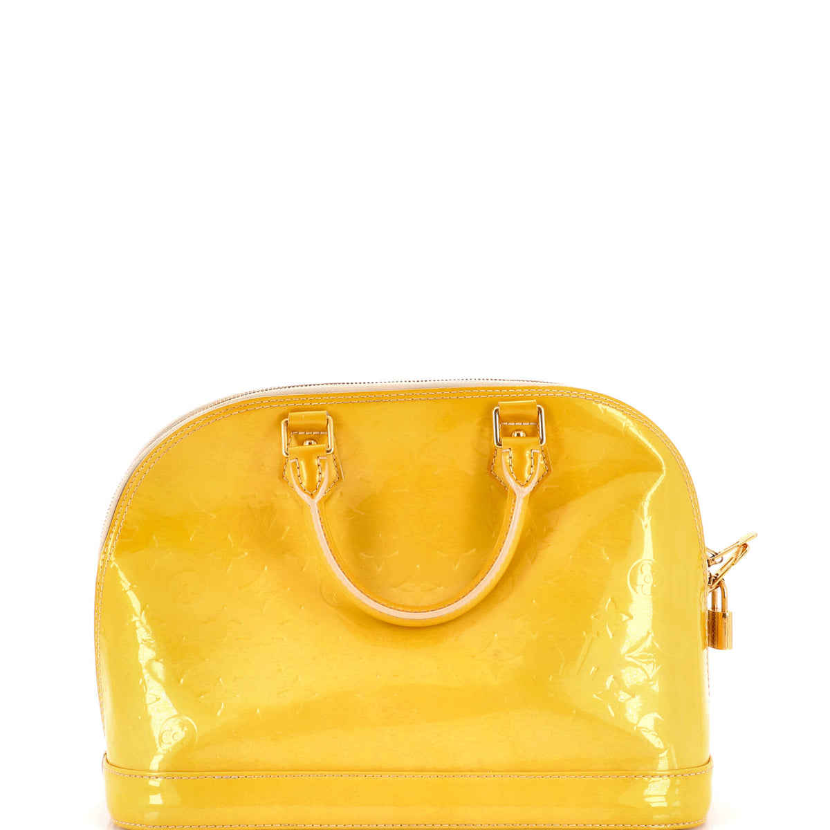 Alma Handbag Monogram Vernis PM