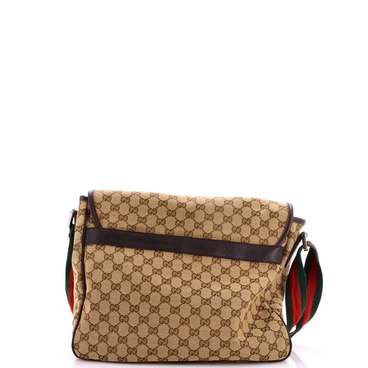 Web Strap Flap Messenger GG Canvas Medium
