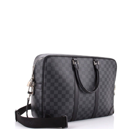 Porte-Documents Voyage Briefcase Damier Graphite