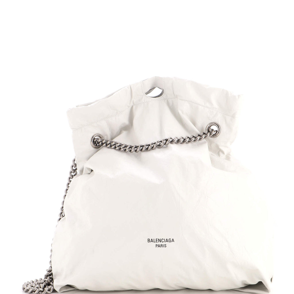 Crush Chain Tote Leather Medium