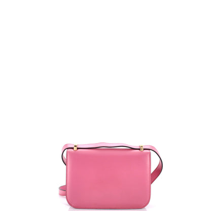 Embleme Triangle Logo Flap Bag Soft Calfskin Small